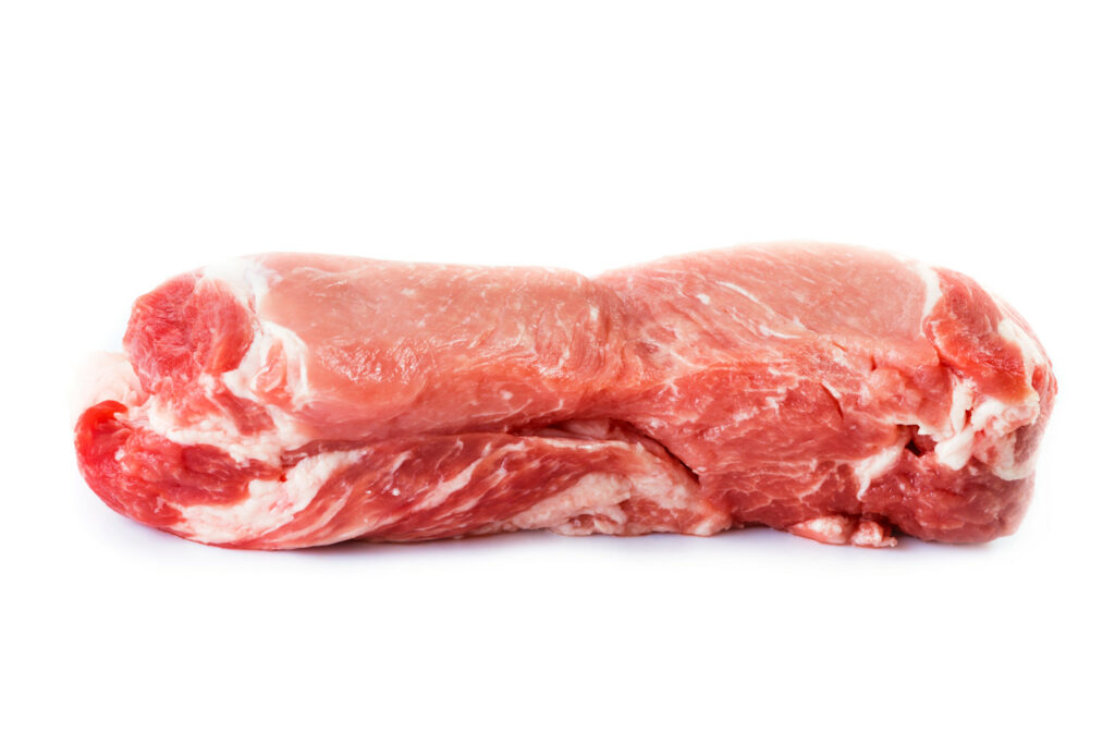 raw pork shoulder
